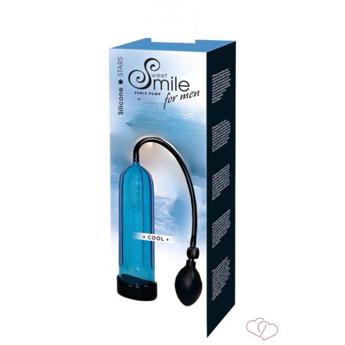 SMILE Cool - péniszpumpa (kék)