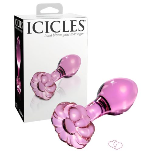 Icicles - virágos üvegkúp (pink) - Anális termékek