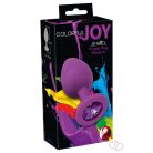Colorful JOY - szilikon anál dildó - közepes (lila) - Dildók