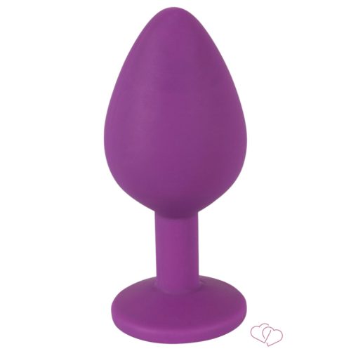Colorful JOY - szilikon anál dildó - közepes (lila) - Dildók