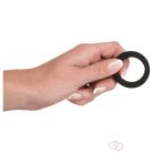 Black Velvet - vastagfalú péniszgyűrű (3,2cm) - fekete - Férfi termékek