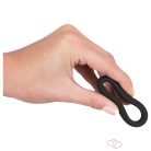 Black Velvet - vastagfalú péniszgyűrű (3,8cm) - fekete - Férfi termékek