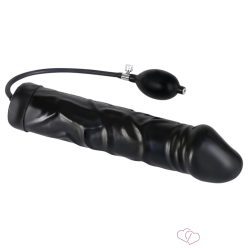 Gigantikus latexballon - fekete dildó - Dildók