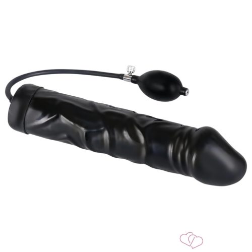 Gigantikus latexballon - fekete dildó - Dildók