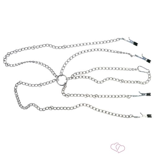 Szexlánc Csiptetővel, Nőknek - Fetish eszközök