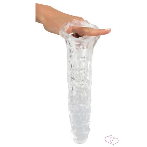Crystal Skin - gömbös péniszhosszabbító köpeny - Férfi termékek