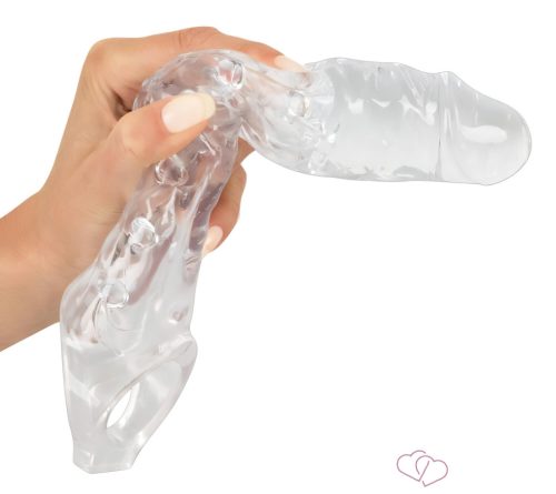 Crystal Skin - gömbös péniszhosszabbító köpeny - Férfi termékek