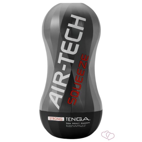 Tenga Air-Tech Squeeze Strong - szívó maszturbátor (fekete) - Férfi termékek