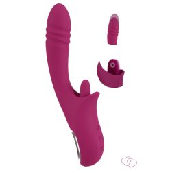 Javida Licking & Thrusting - nyelves lökő vibrátor (lila)