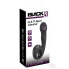 Black Velvets - G és P pont vibrátor (fekete) - OUTLET