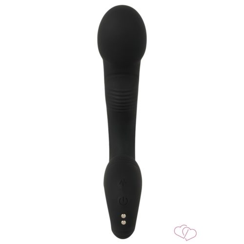 Black Velvets - G és P pont vibrátor (fekete) - OUTLET
