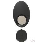 ANOS - forgó gyöngyös anál vibrátor (fekete) - OUTLET