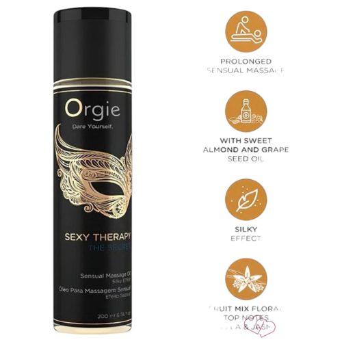 Orgie The Secret - érzéki masszázsolaj (200ml)