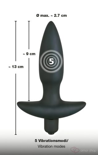 Black Velvet vibrokúp - kicsi - Anális termékek
