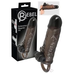Rebel Regular - vibrációs péniszköpeny (19cm) - Férfi termékek