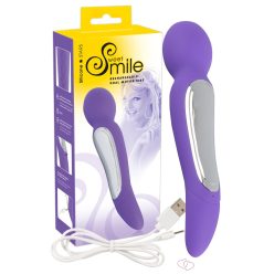 SMILE Wand - Dupla motoros masszírozó vibrátor (lila) - Vibrátorok