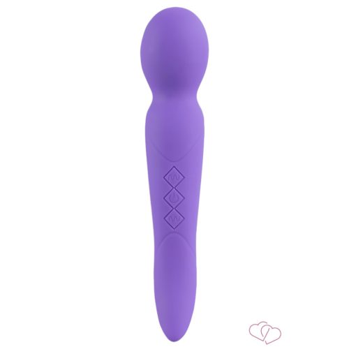 SMILE Wand - Dupla motoros masszírozó vibrátor (lila) - Vibrátorok