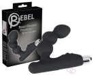 Rebel - gömbös prosztata vibrátor (fekete) - Anális termékek