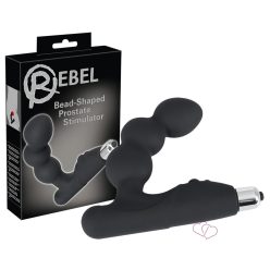 Rebel - gömbös prosztata vibrátor (fekete) - Anális termékek