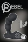 Rebel - gömbös prosztata vibrátor (fekete) - Anális termékek