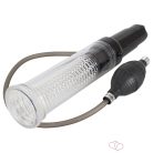 2in1 - péniszpumpa és masztubátor egyben (áttetsző) - Férfi termékek