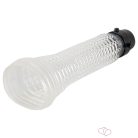 2in1 - péniszpumpa és masztubátor egyben (áttetsző) - Férfi termékek