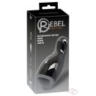 Rebel - fűthető, vibráló, fel-le mozgó maszturbátor (fekete) - Férfi termékek