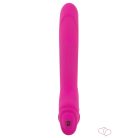 Double2Teaser - tartópánt nélküli felcsatolható vibrátor (pink) - Felcsatolható játékszerek (strap-on)
