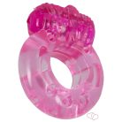 Vibrációs péniszgyűrű beépített elemmel (pink)