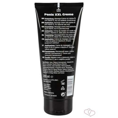 Pénisz XXL - intim krém férfiaknak (200ml) - Drogéria