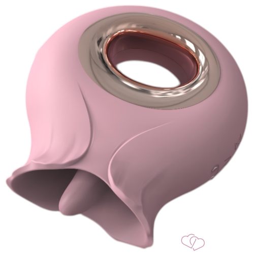 Sex HD French Kiss - nyaló vibrátor (pink) - Vibrátorok