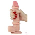 Lovetoy Sliding-Skin - kétrétegű dildó - 21 cm (testszínű) - 7