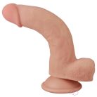 Lovetoy Sliding-Skin - kétrétegű dildó - 21 cm (testszínű) - 9