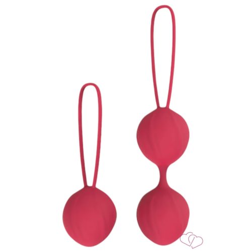 Cotoxo Cherry - 2 részes gésagolyó szett (piros) - Anális termékek