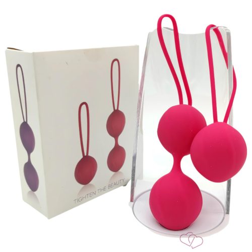 Cotoxo Cherry - 2 részes gésagolyó szett (piros) - Anális termékek