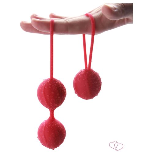 Cotoxo Cherry - 2 részes gésagolyó szett (piros) - Anális termékek