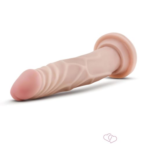 Dr. Skin 7,5 - tapadókorongos élethű dildó - natúr (19cm) - Dildók