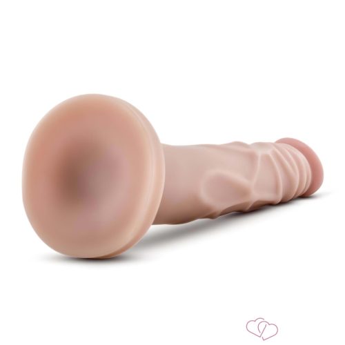 Dr. Skin 7,5 - tapadókorongos élethű dildó - natúr (19cm) - Dildók