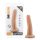 Dr. Skin 5,5 - tapadókorongos élethű dildó - natúr (14cm) - Dildók