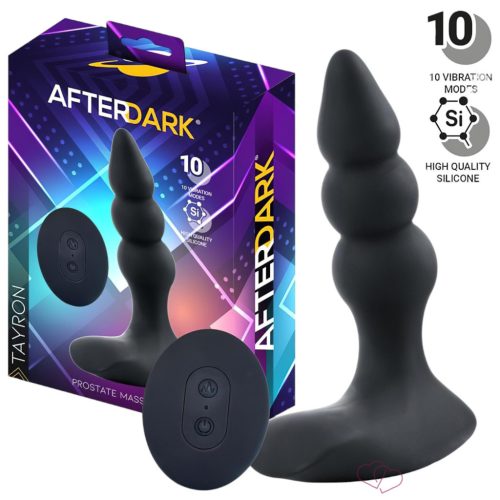 AfterDark - vibrációs prosztata masszírozó (fekete) - OUTLET