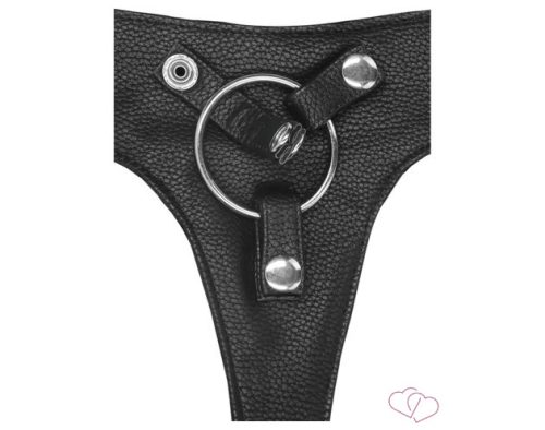 RealRock Elastic - alsó, felcsatolható termékhez (fekete) - Felcsatolható játékszerek (strap-on)