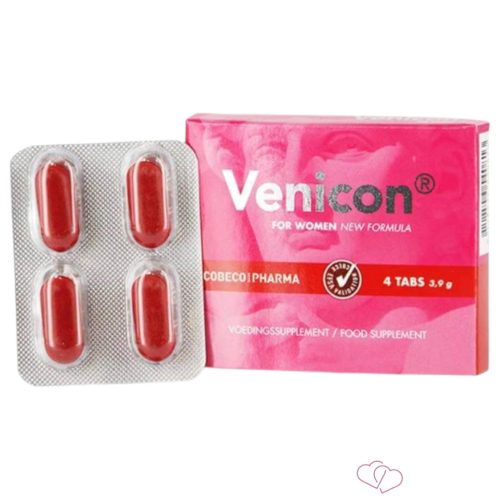Venicon - női vágyfokozó kapszula (4db) - Drogéria
