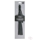 Easytoys Silicone Whip - szilikon korbács (fekete) - Fetish eszközök