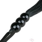 Easytoys Silicone Whip - szilikon korbács (fekete) - Fetish eszközök