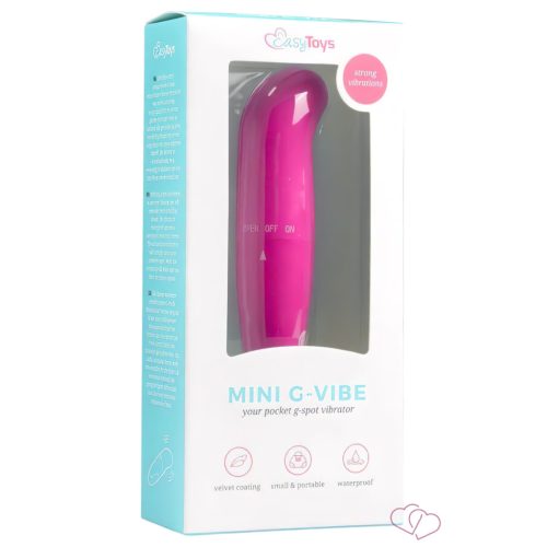 EasyToys Mini G-Vibe - G-pont vibrátor (pink) - 4