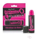 Screaming Lip Balm - rúzs vibrátor (fekete-pink) - Vibrátorok