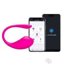 LOVENSE Lush 3 - újratölthető okos vibrotojás (pink) - Vibrátorok