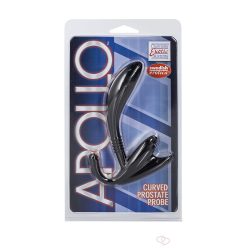 Apollo Curved Prostate Probe - Black - Anális termékek