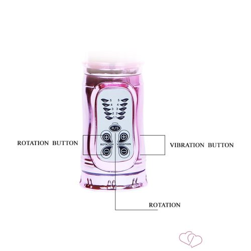 Throbbing Butterfly Vibrator Pink - 7
