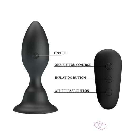 Mr. Play Vibrating Anal Plug with Remote Control - OUTLET